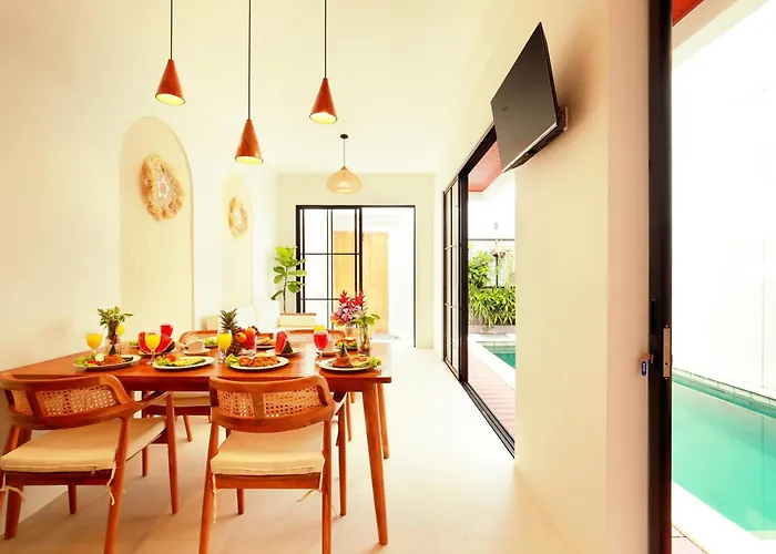 别墅 The Canggu Dome 3 With Rooftop By Bali
